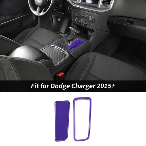 Gear Shift Storage Compartment Decor For Dodge Charger 2015+ Accessories | CheroCar