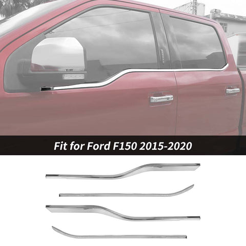 Door Window Bottom Sill Trim Cover Molded For Ford F150 2015-2020 Accessories | CheroCar