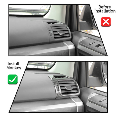 For 2020-2023 Toyota 4Runner 9 x Interior Front Central Dashboard Trim Kit