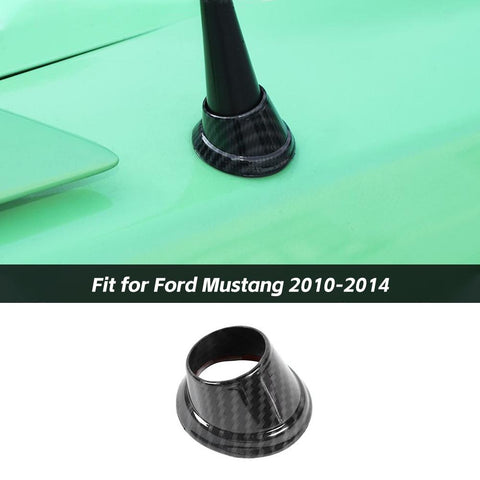 Exterior Rear Antenna Base Decor Cover Bezel For Ford Mustang 2010-2014 Accessories | CheroCar