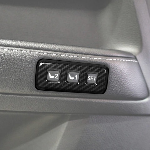 For 2010-2023 Toyota 4Runner Limited Memory Seat Adjustment Decor Cover Trim Bezels