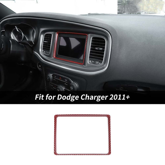 GPS Navigation Screen Frame Trim Bezels For Dodge Charger 2011+ Accessories | CheroCar