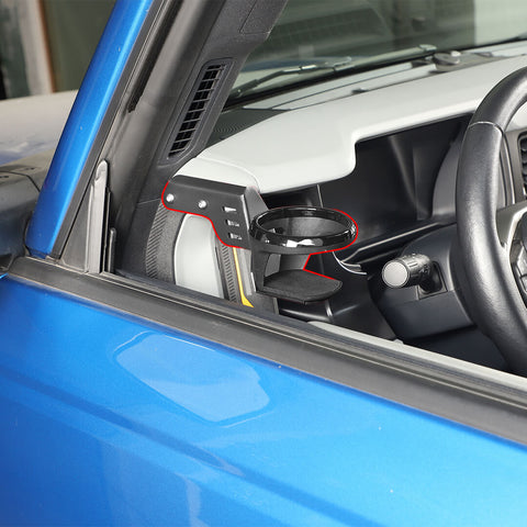 For 2021+ Ford Bronco A-Pillar Handle Water Cup Mount Bracket Holder Stand