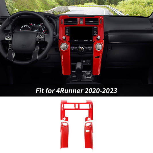 For 2020-2023 Toyota 4Runner Central Navigation Panel Air Conditioner Cover Trim