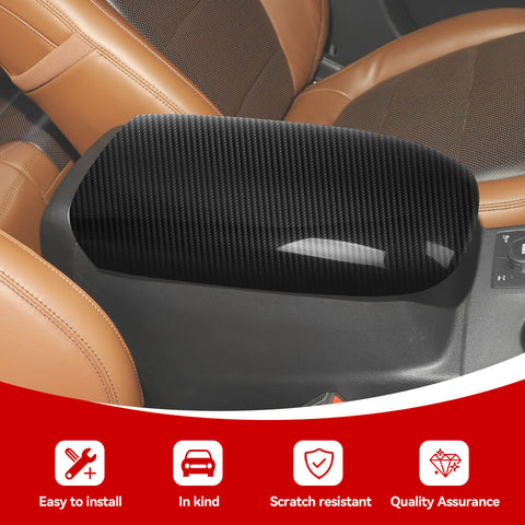 For 2021+ Ford Bronco Sport Center Console Armrest Box Panel Trim Cover