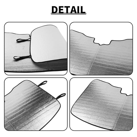 For Ford F150 2021+ Front Windshield Foldable Sunshade Sun Shade Visor Anti UV