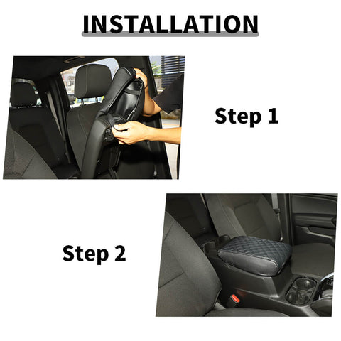 For 2023+ Chevy Colorado/GMC-CANYON Center Console Armrest Box Laether Cover Cushion Pad