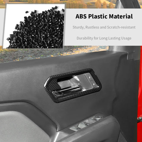 For 2023+ Chevy Colorado/GMC-CANYON Interior Door Handle Bowl Cover Trim