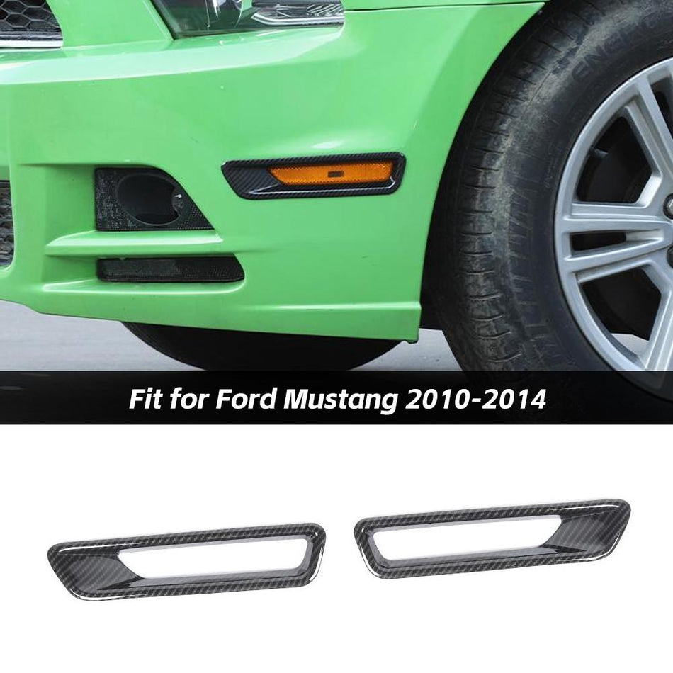 For 2010-2014 Ford Mustang Front Wheel Eyebrow Light Cover Trim Ring