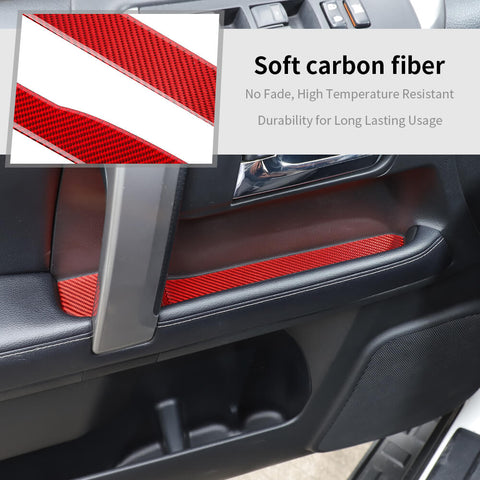 For 2010-2023 Toyota 4Runner Door Storage Box Mat Slot Panel Trim