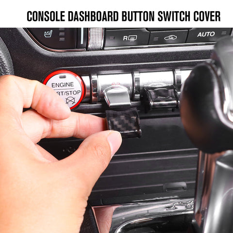 Center Console Navigation Switch Button Cover Trim For Ford Mustang 2015+｜CheroCar