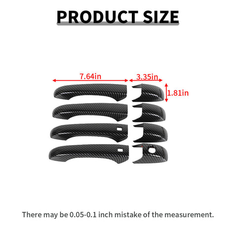 For 2011-2020 Dodge Durango Exterior Car Door Handle Shell Decor Cover Trim