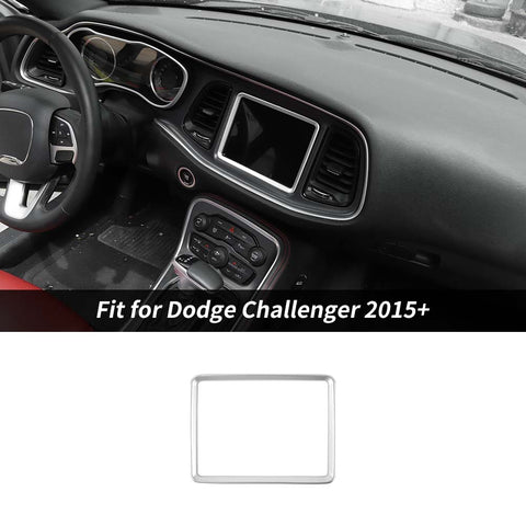 Inner Central GPS Navigation Trim For Dodge Challenger 2015+ Real Accessories | CheroCar