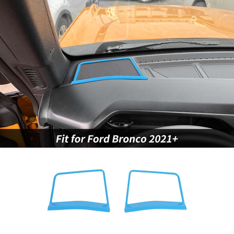 A pillar Horn Speaker Frame Cover Trim Bezels For Ford Bronco 2021+ Accessories | CheroCar