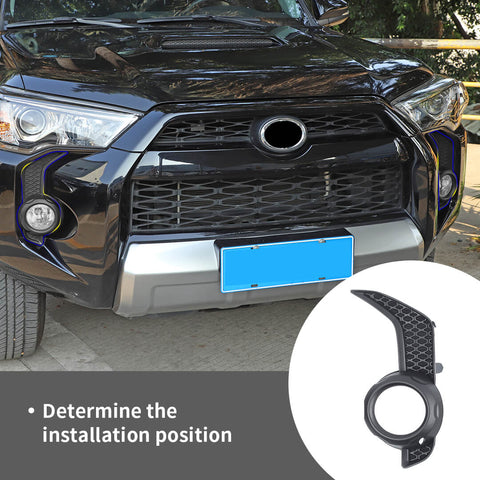 For 2014-2023 4Runner SR5/TRD Pro Front Fog Lamp Light Frame Trim Cover