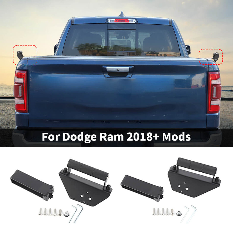 For 2018+ Dodge RAM Rear Cargo Box Trunk Right Sides Grab Handle Accessories