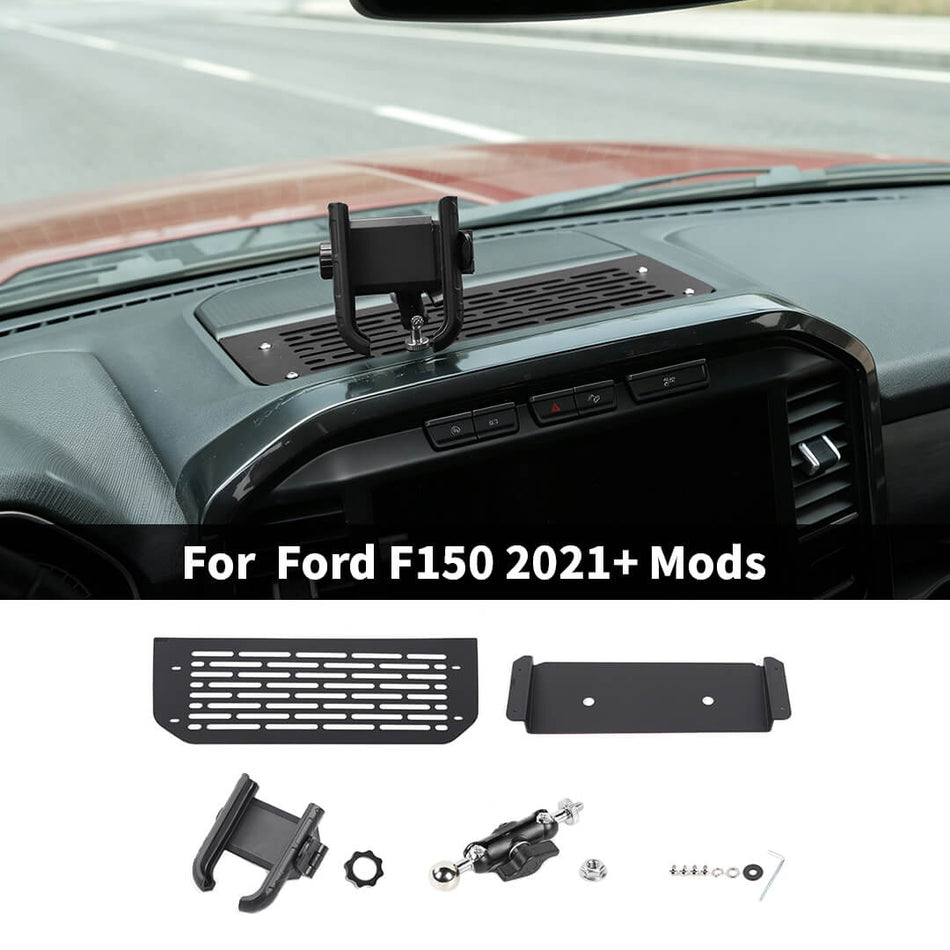 For 2021+ Ford F150 Interior Center Console Expand Phone Holder Bracket