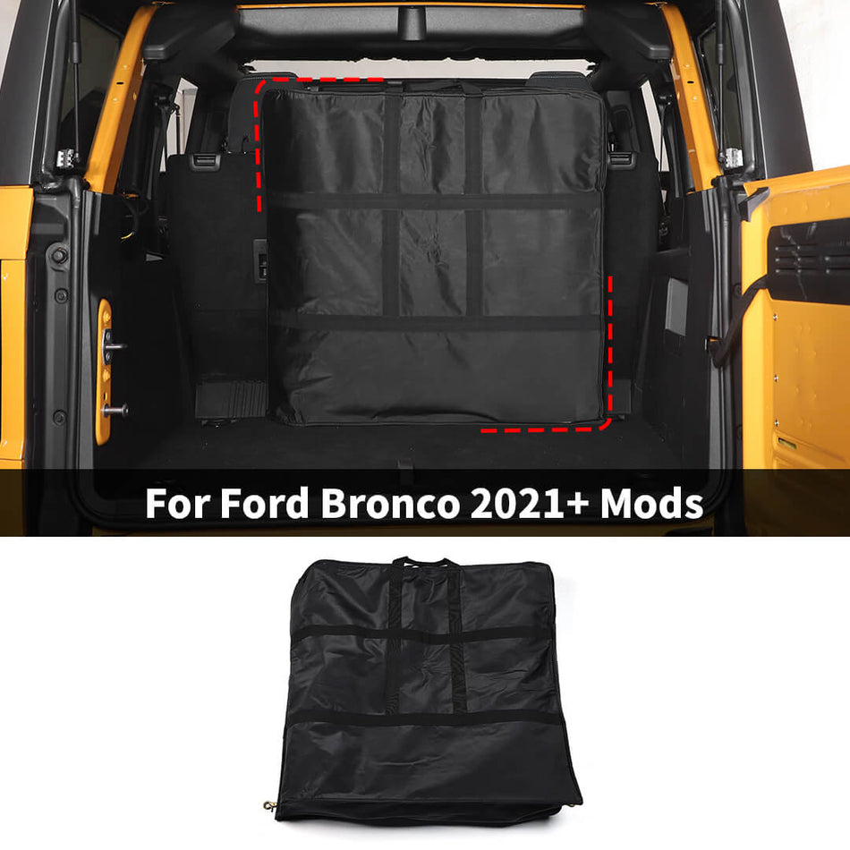 For 2021+ Ford Bronco Interior Hard Top Storage Bag Organizer Car Accessories