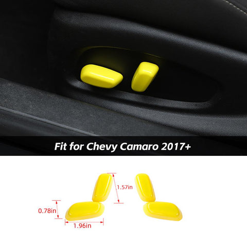 For 2017+ Chevrolet Camaro Seat Adjust Switch Button Cover Trim