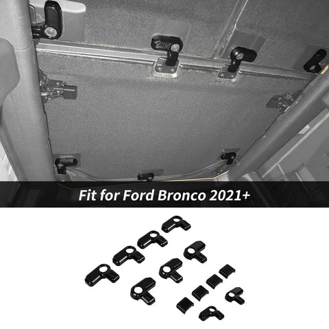 For 2021+Ford Bronco 4-Door 9 x Hardtop Release Open Switch Cover Trim