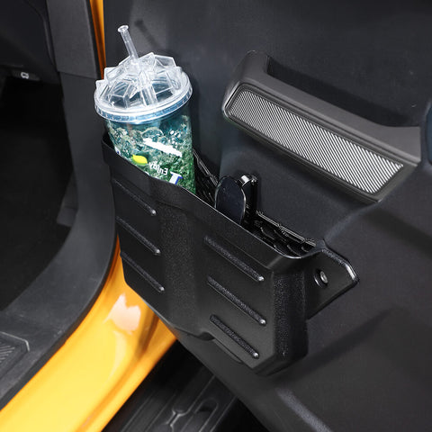 For 2021+ Ford Bronco Front/Rear Door Pockets Storage Box Organizer Net Tray Case