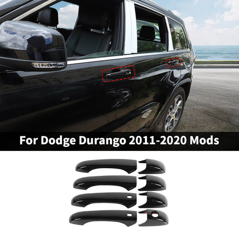 For 2011-2020 Dodge Durango Exterior Car Door Handle Shell Decor Cover Trim