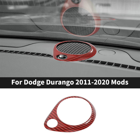 For 2011-2020 Dodge Durango Center Console Speaker Horn Cover Trim Ring