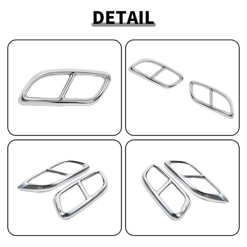 For 2015+ Dodge Charger Rear Tail Throat Decor Cover Trim Frame