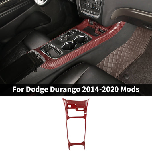 For 2014-2020 Dodge Durango Center Console Gear Shift Panel Cover Trim