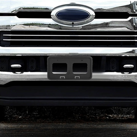 For 2011-2016 Ford F250/F350/F450/F550 Front Bumper License Plate Frame Bracket