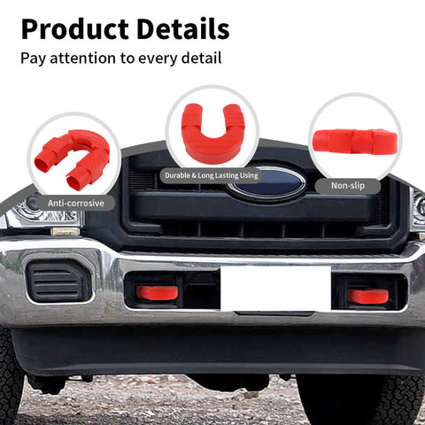 For 2008-2016 Ford F250/F350/F450/F550 Front Bumper Tow Hook Trailer Cover Trim