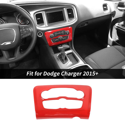 For  2015+ Dodge Charger Central Control Air Conditioning A/C Panel Cover Trim