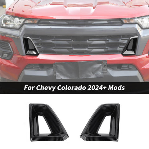 For 2024+ Chevy Colorado Front Bumper Grille Air Outlet Cover Trim