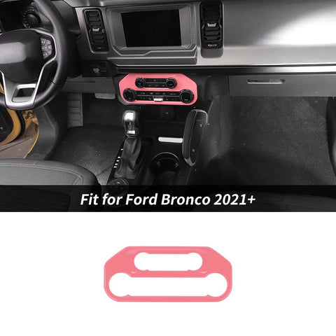 Air Conditioner Switch Panel Cover Trim Bezels For Ford Bronco 2021+ Accessories | CheroCar