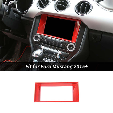 8'' Dashboard GPS Navigation Cover Decor Trim For Ford Mustang 2015+｜CheroCar