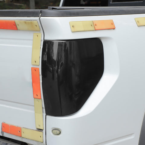 For 2009-2014 Ford F150 Raptor Tail Light Lamp Cover Trim Overlay Smoked Black