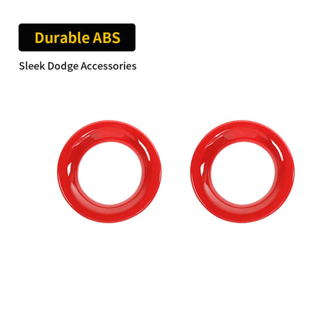 For 2011+ Dodge Durango Car Rear Tailgate Light Lamp Ring Cover Trim