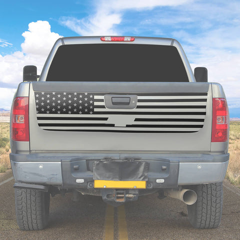 For 2007-2013 Chevy Silverado Rear Trunk Door Tailgate Sticker Trim Cover