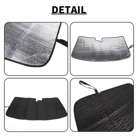 For 2010-2015 Chevy Camaro Windshield Sun Shade Front Window Shade Sun Visor UV Block