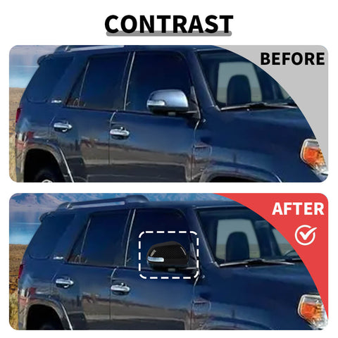 For 2010-2013 4Runner Car Rear View Mirror Panel Decor Cover Trim Shell Cap