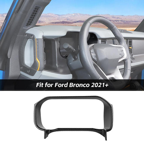 Dashboard Instrument Box Trim Cover For Ford Bronco 2021+ Accessories | CheroCar