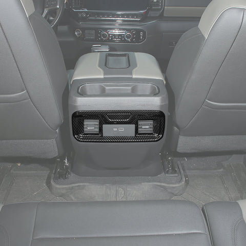 For 2022+ Chevrolet Silverado/GMC Sierra Rear Air Vent Outlet Panel Cover Trim B Style