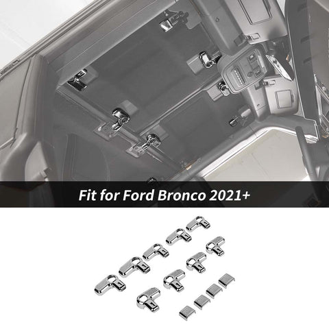 For 2021+Ford Bronco 4-Door 9 x Hardtop Release Open Switch Cover Trim