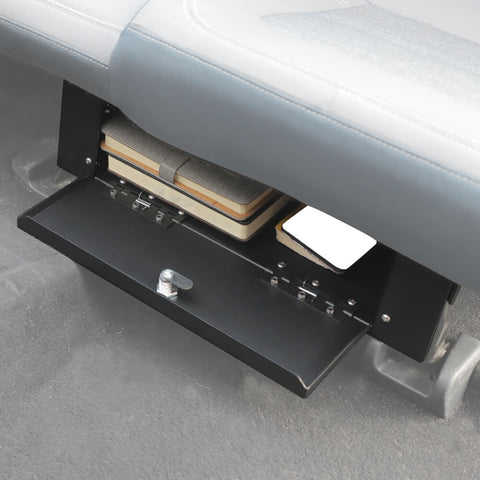 For Ford 2021+ Ford Bronco Under Rear Seat Locking Safe Storage Box