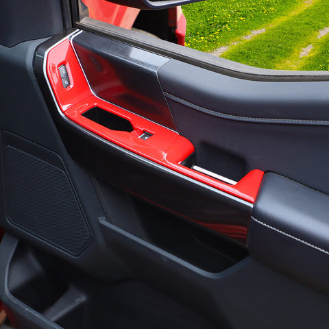 For 2021+ Ford F150 Interior Window Lift Switch Panel Cover Trim