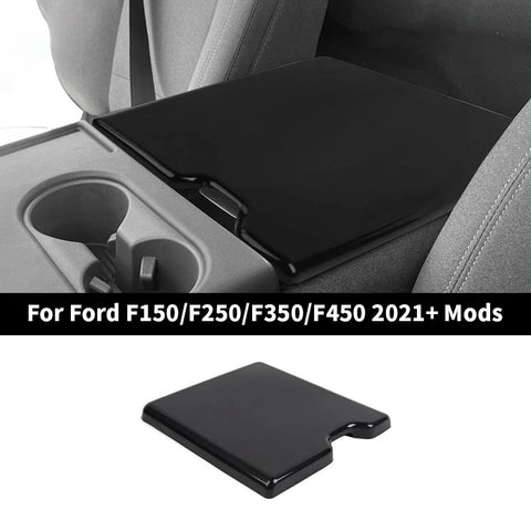 For 2021+ Ford F150/F250/F350/F450 Interior Center Console Armrest Box Cover Trim Panel