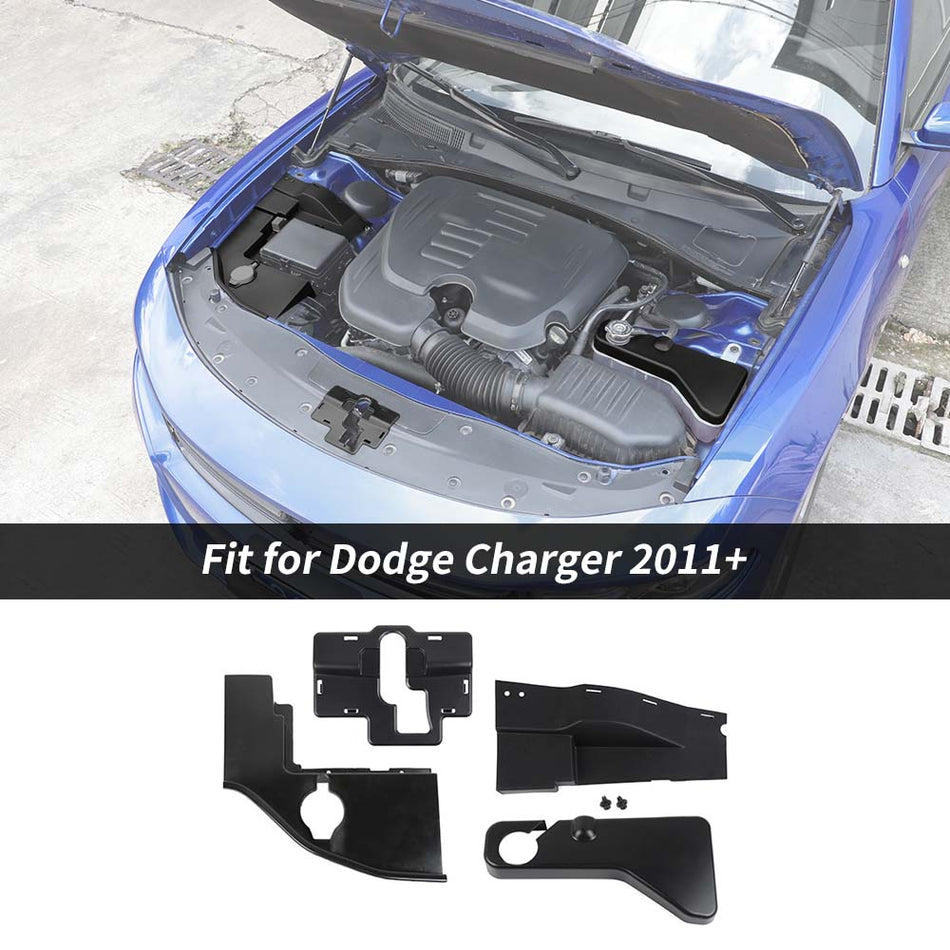 For 2011+ Dodge Charger Engine Hood Protective Cover Kit