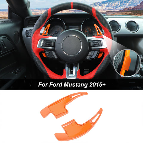 Steering Wheel Shift Paddle Shifter Cover Trim For Ford Mustang 2015+｜CheroCar