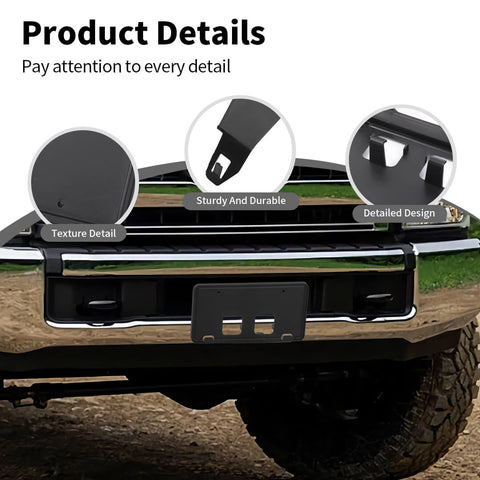 For 2020-2022 Ford F250/F350/F450/F550 Front Bumper License Plate Frame Bracket Holder