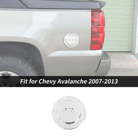 Fuel Gas Cap Door Cover Trim For Chevy Avalanche 2007-2013 Carbon Fiber Accessories | CheroCar